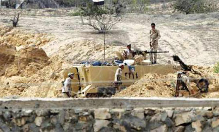 zona de seguridad en rafah Fuerzas egipcias encuentran uno de los túneles más largos de Gaza
